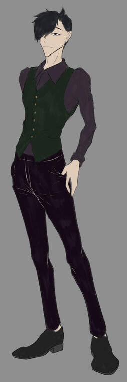 Sketchy Casual man